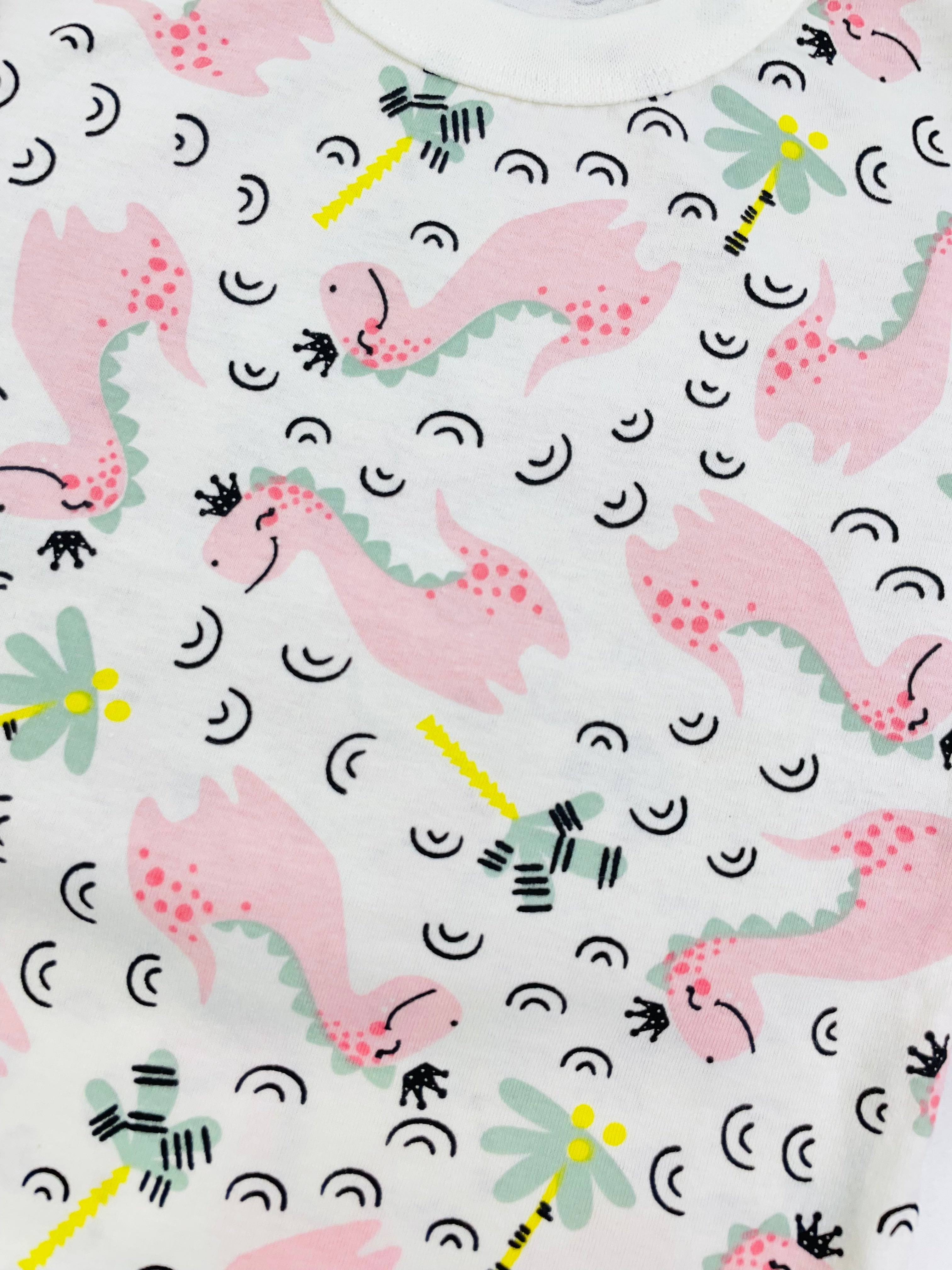 Pijama Manga Longa Mafessoni Dinossaura