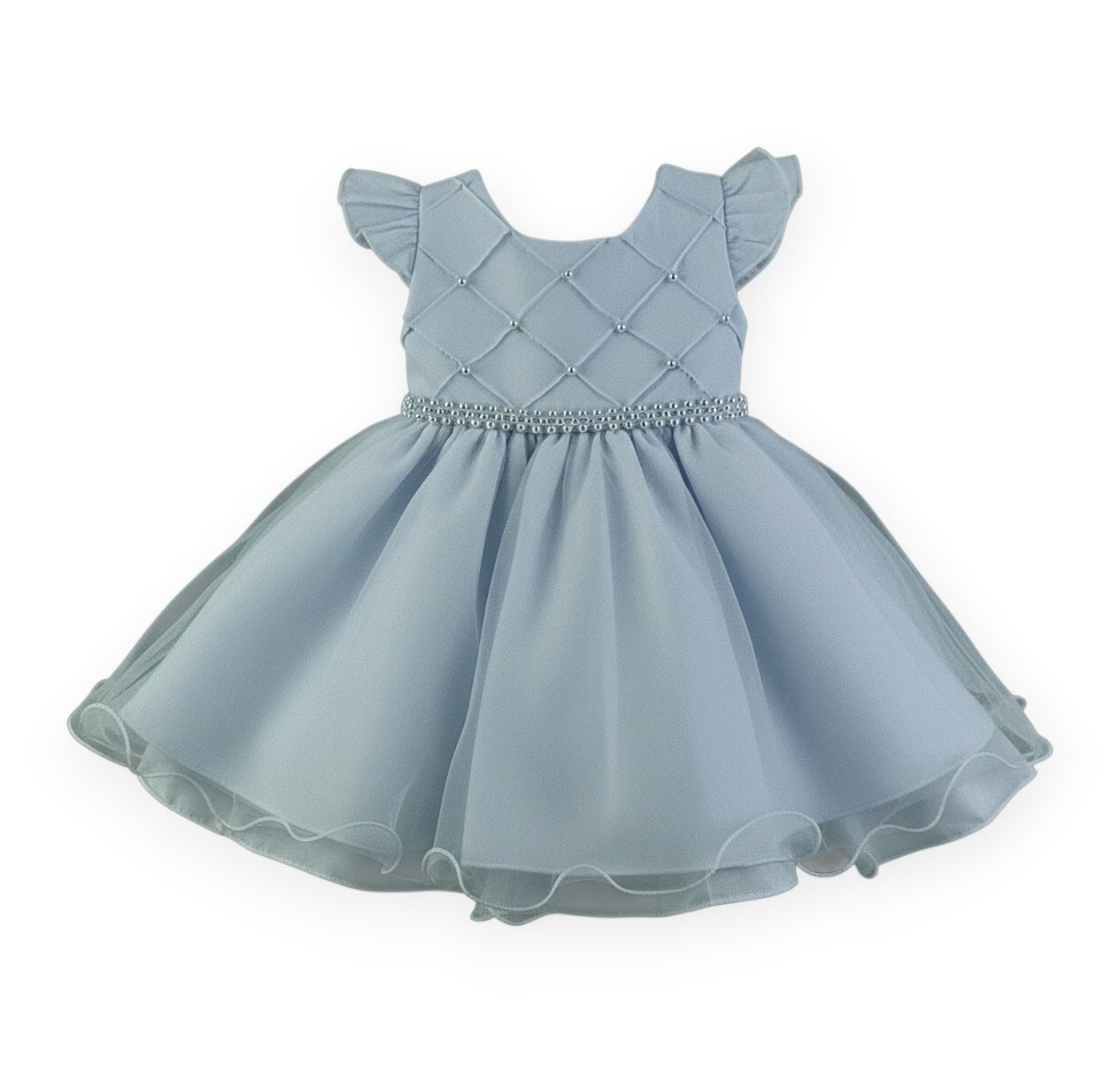 Vestido Festa D-Luxe Perolas Com Cinto