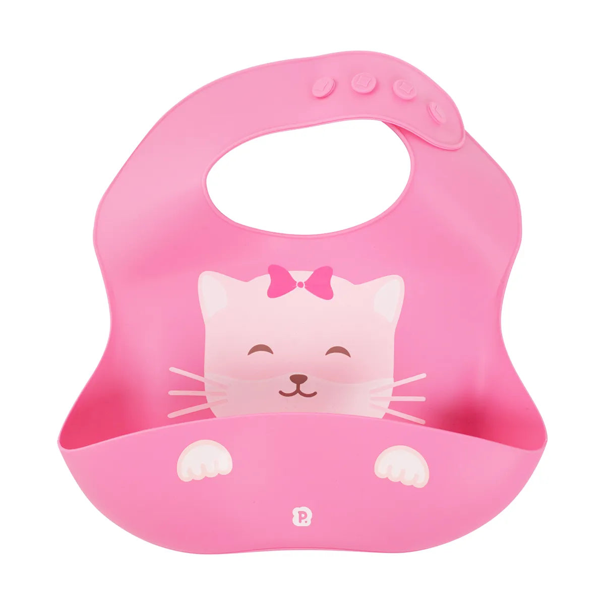 Babador de Silicone Pimpolho Infantil Ajustável Pega Migalhas