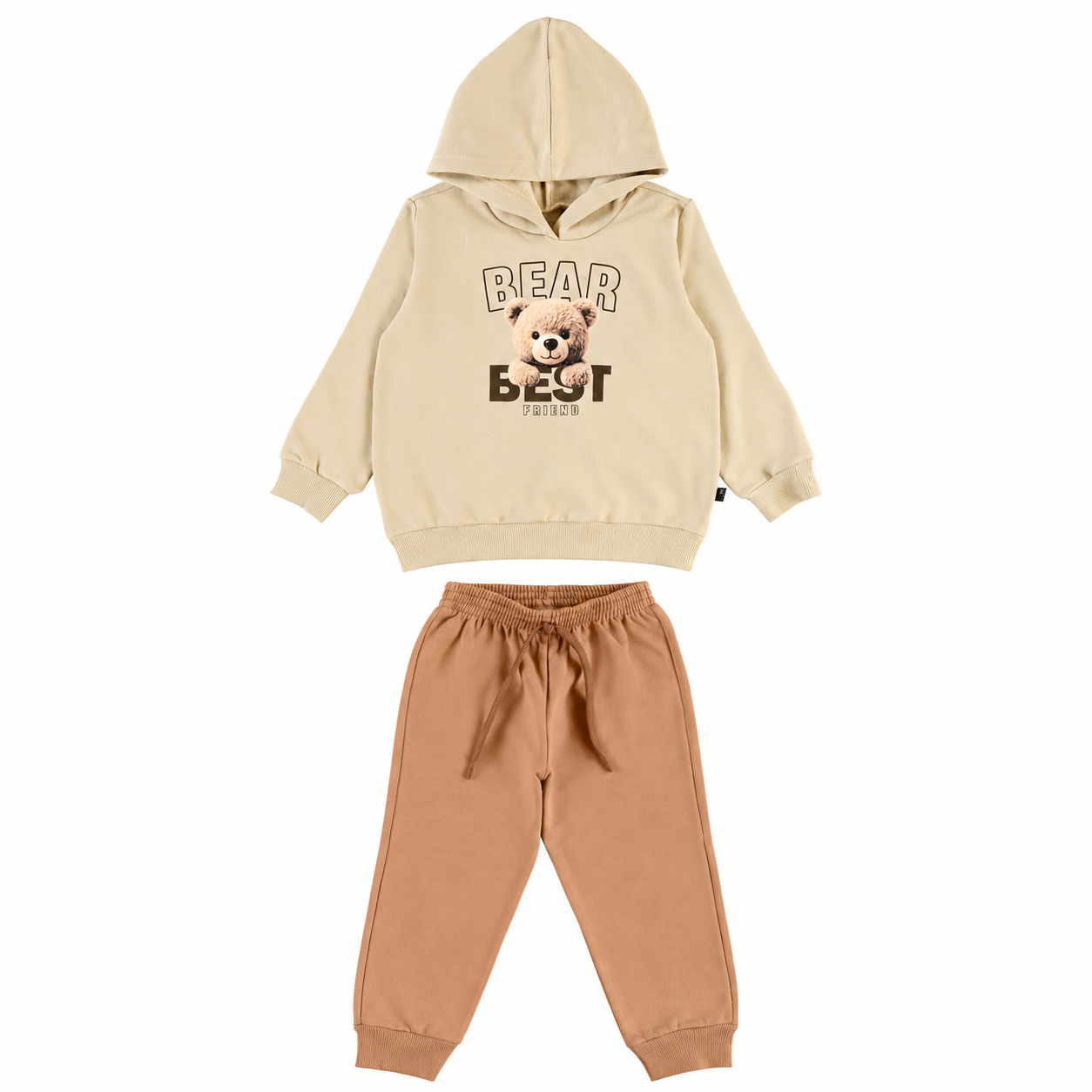 Conjunto Infantil Masculino Pulla Bulla Bear Best Friend - Conforto Estiloso e Conchego em Moletom