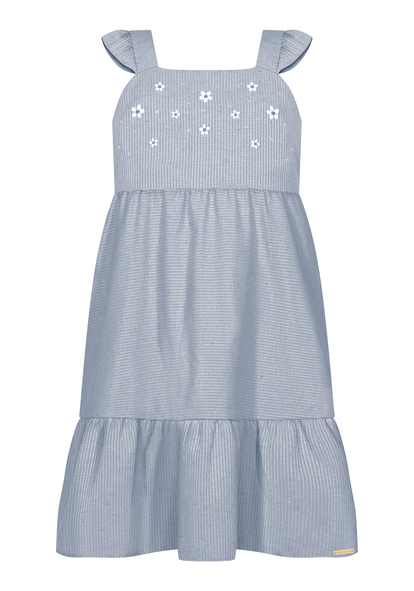 Vestido Alakazoo Florzinha E Strass