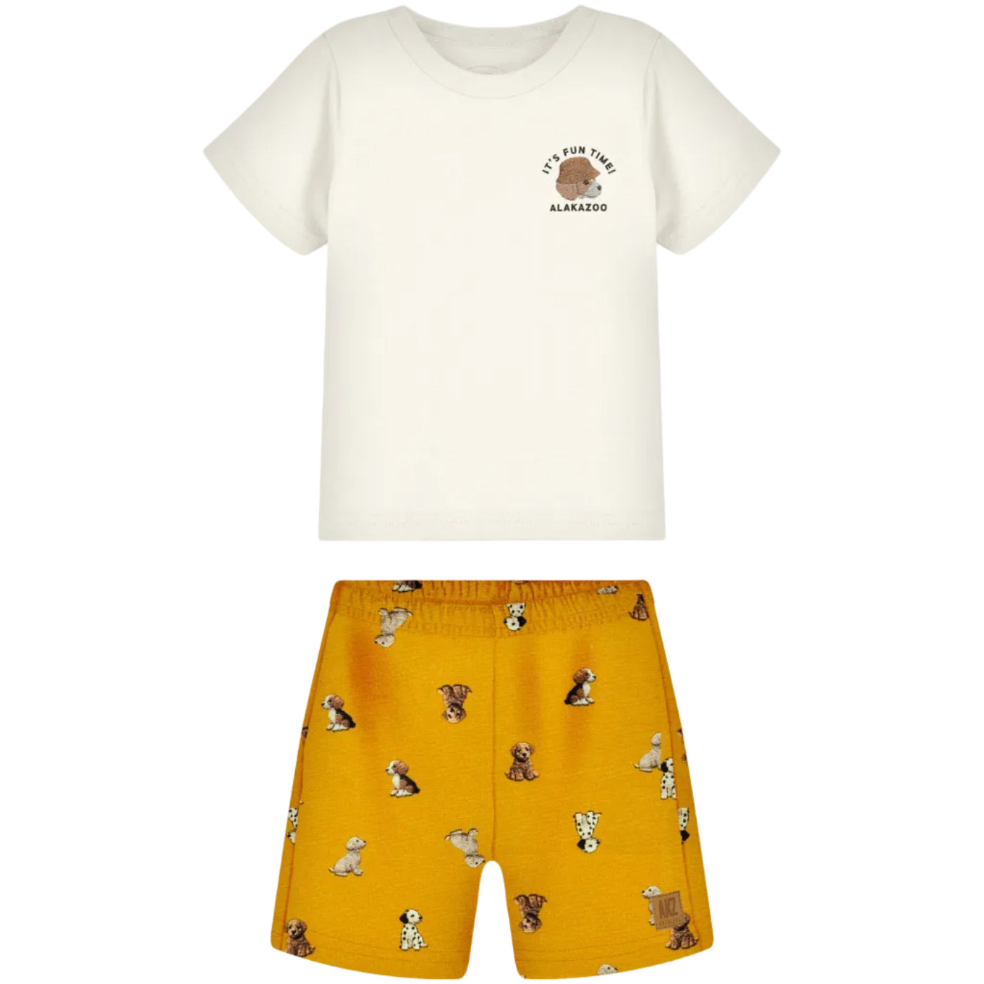 Conjunto Infantil Masculino Alakazoo Cachorrinho Fun Time