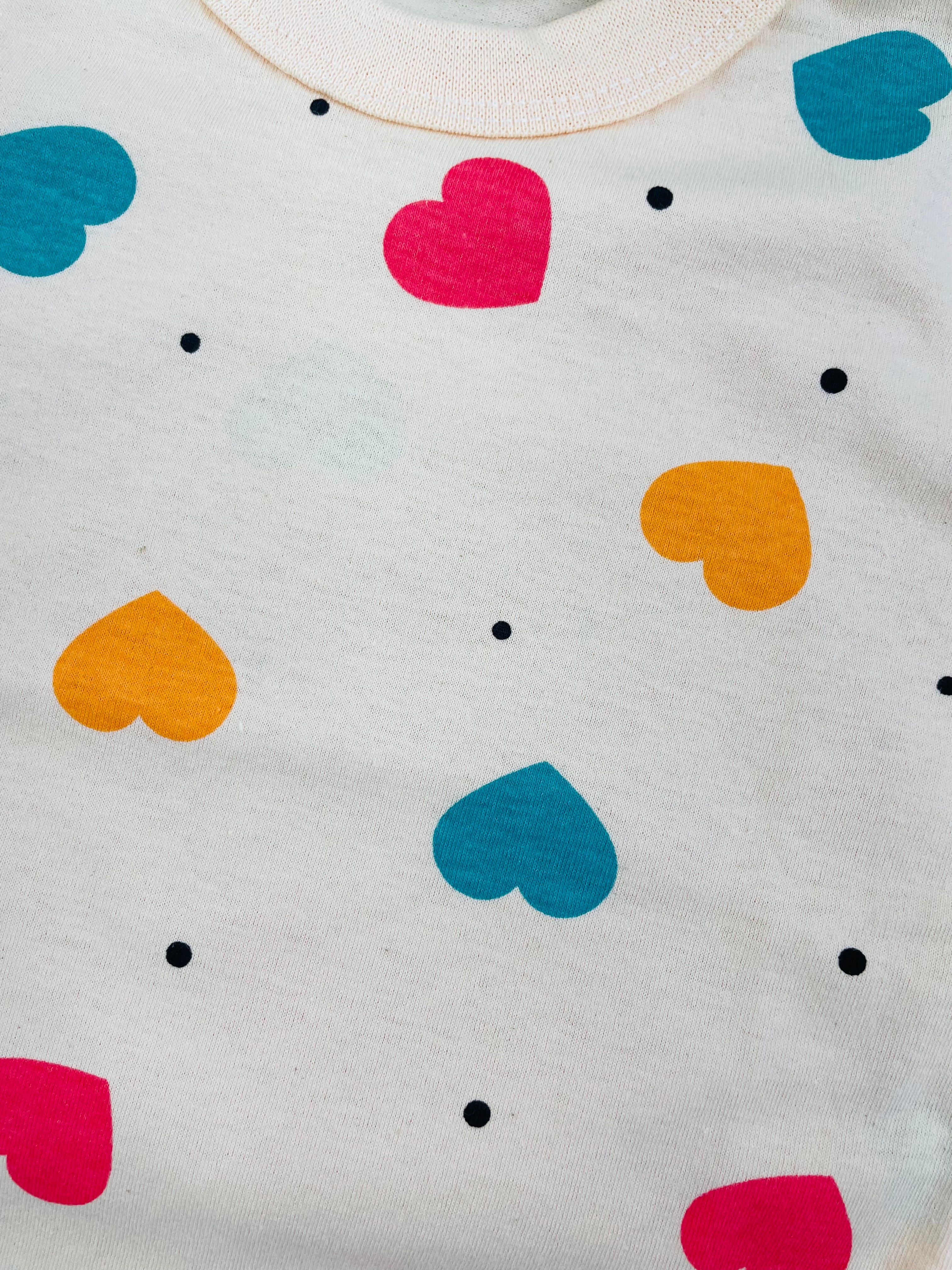 Pijama Manga Longa Mafessoni Corações