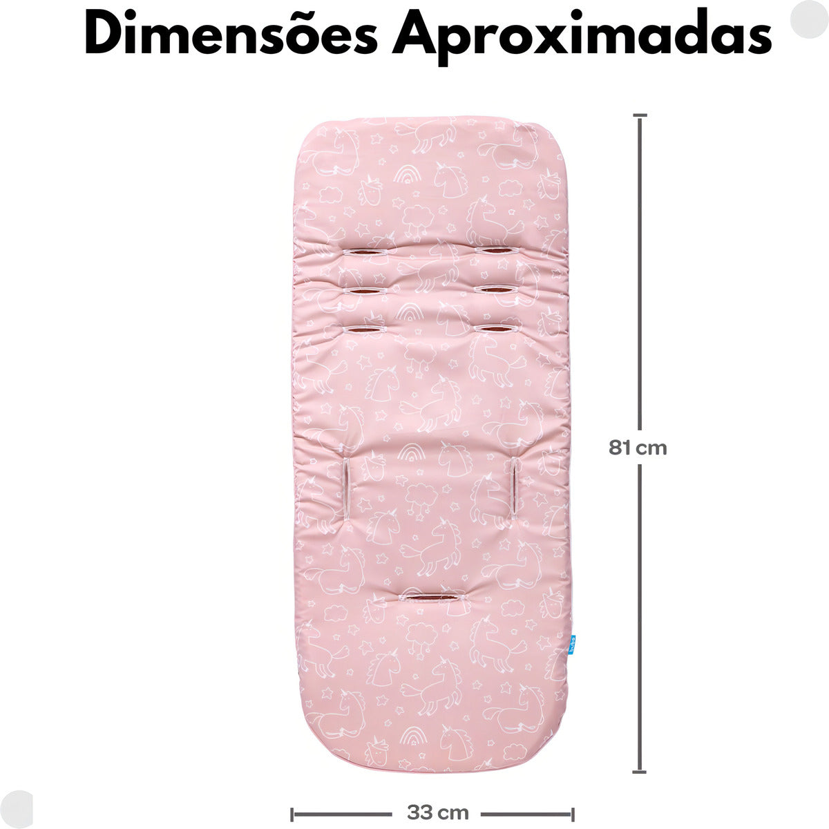 Almofada Viscoelástica Para Carrinho de bebê Buba