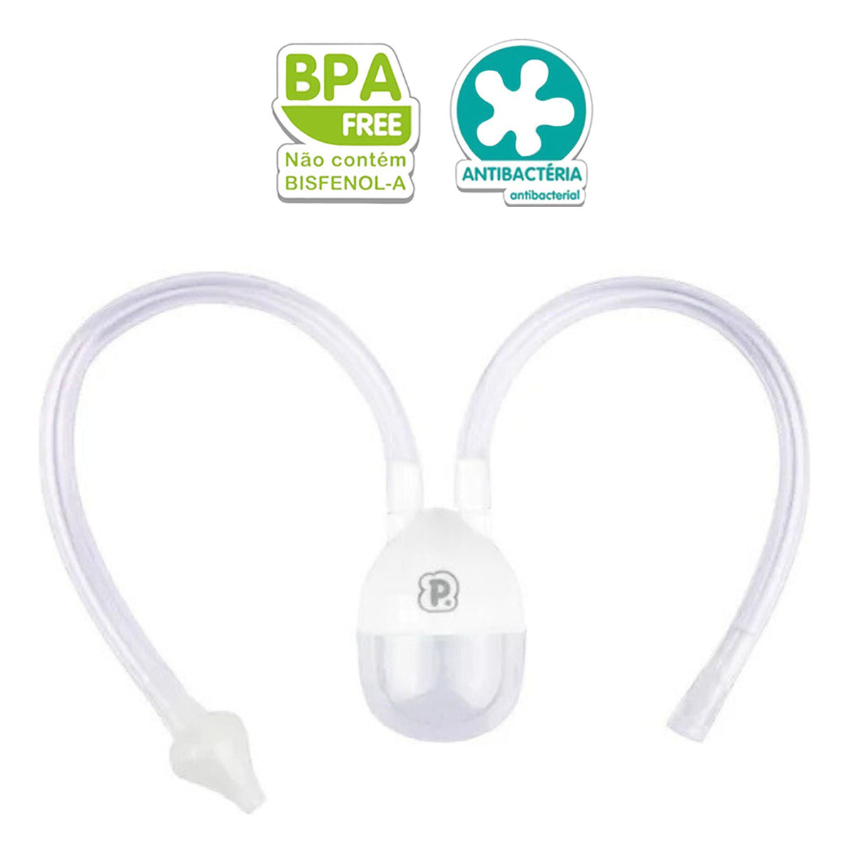 Aspirador Nasal Pimpolho Suave e Seguro para Bebês Enxoval