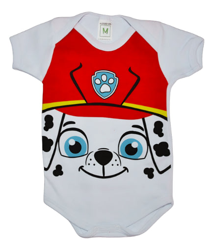 Body Baby Babykut Patrulha Canina com Chapéu