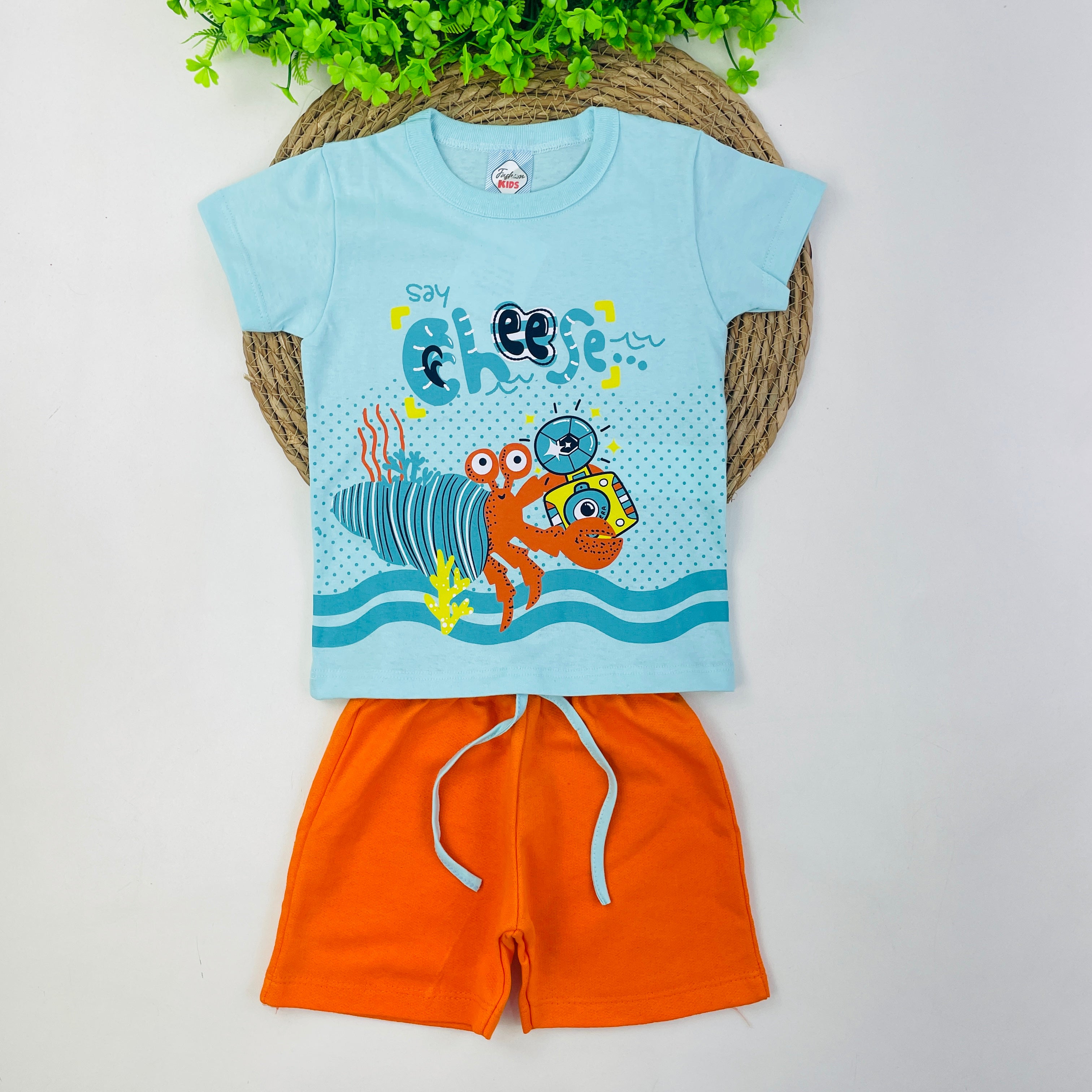 Conjunto Fashion Infantil Masculino Kids Say Cheese