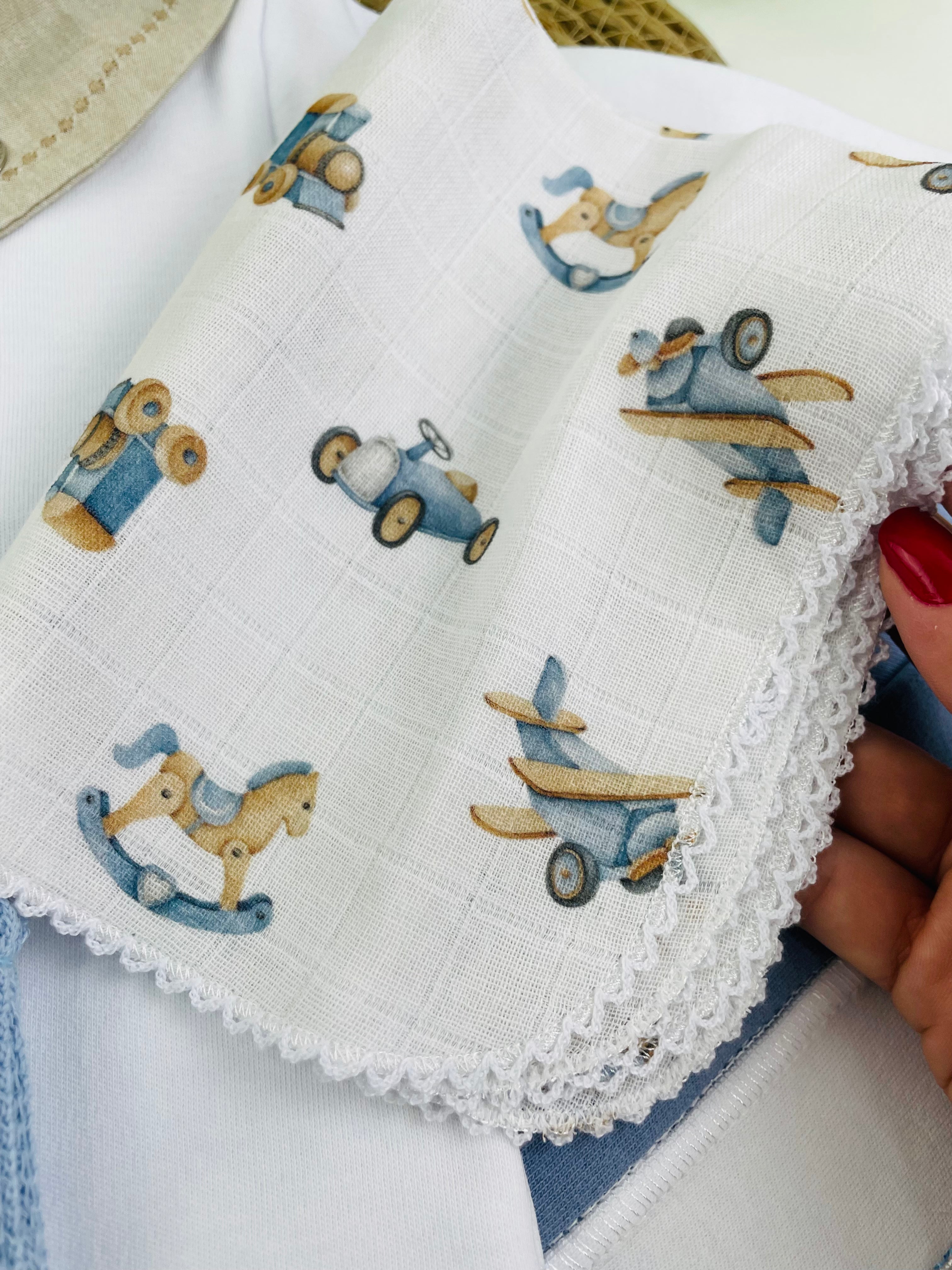 Saída De Maternidade Pipoquinhas Baby Cavalinho 5 Peças