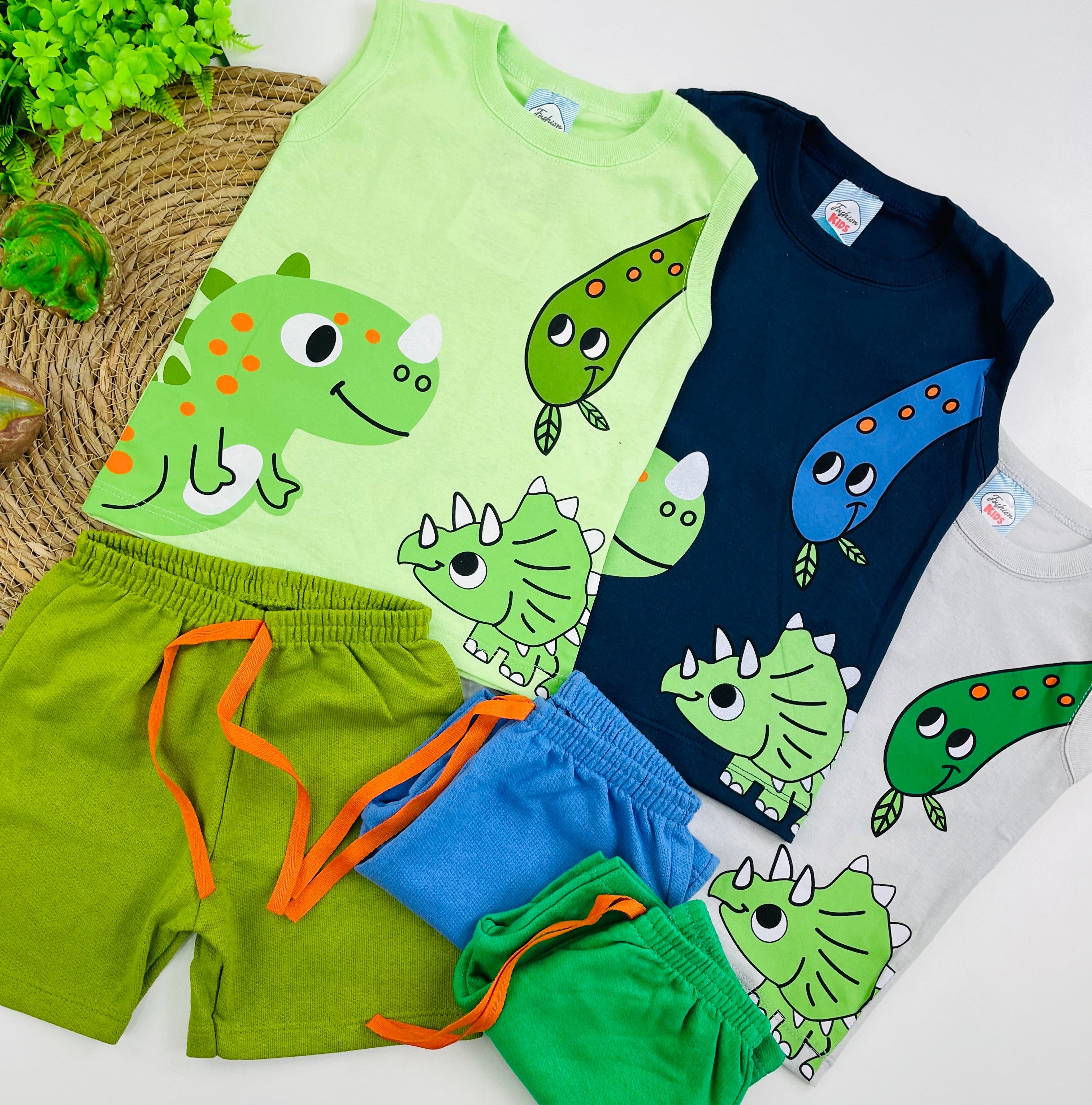 Conjunto Masculino Fashion Kids Dinos