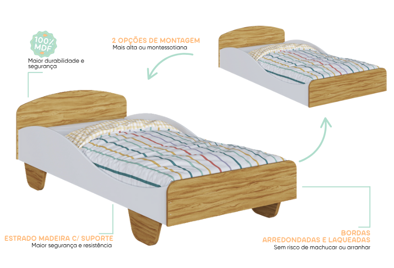 Cama Sol Peroba SolteiroC