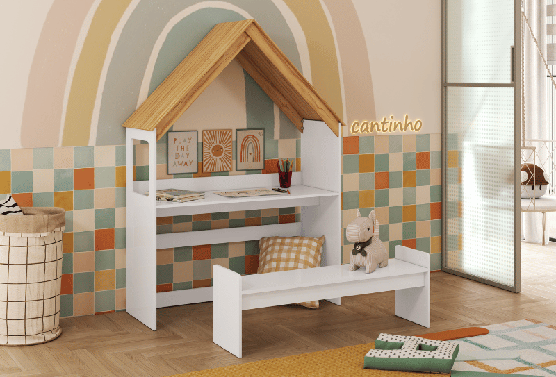 Kit Casinha Peroba 2 em 1