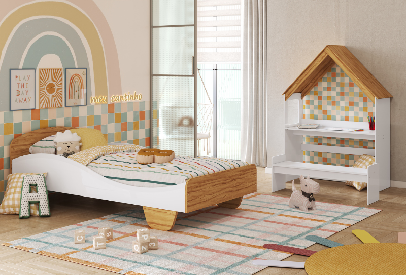 Kit Casinha Peroba 2 em 1