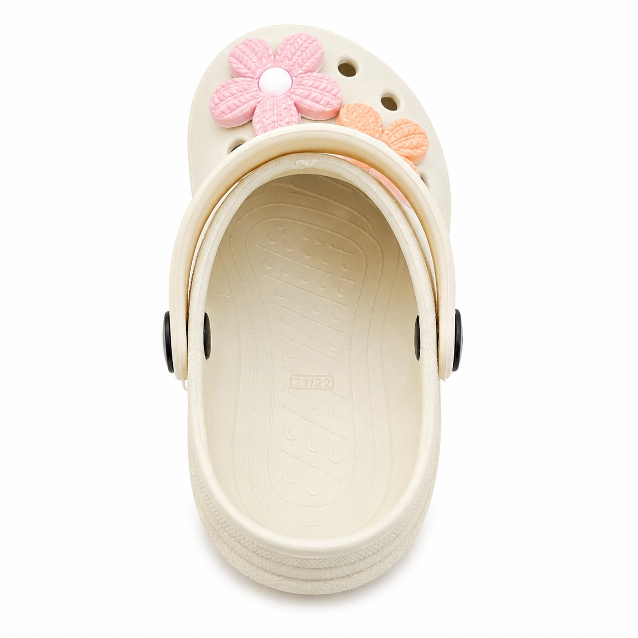 Babuche Infantil Feminina LueLua Cross Flores Peluciada