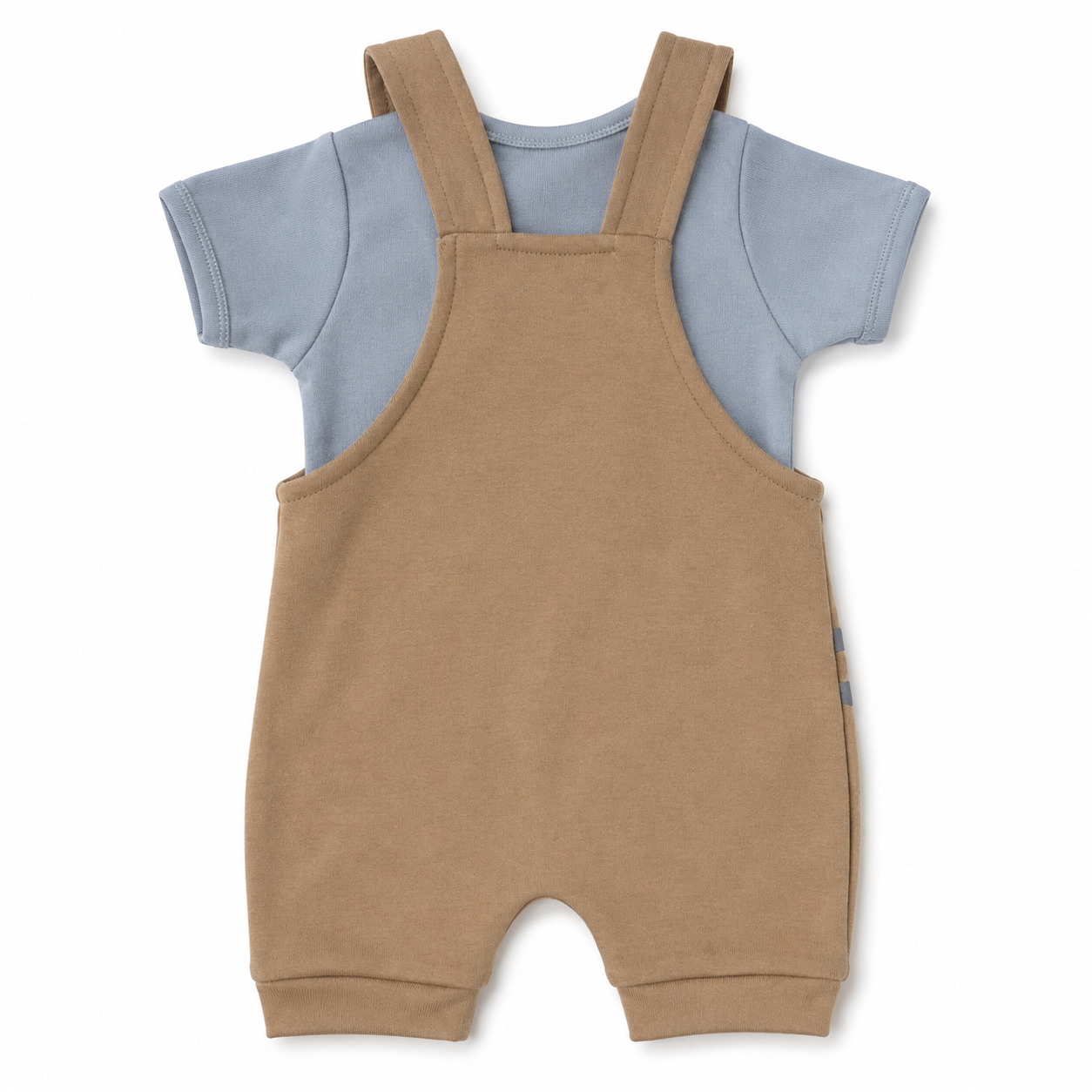 Conjunto Bebê Brincalhão Jardineira e Body 2 Peças