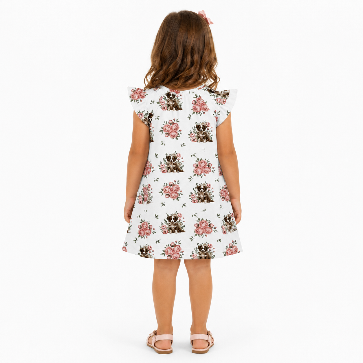 Vestido Milon Cachorrinho e Rosa