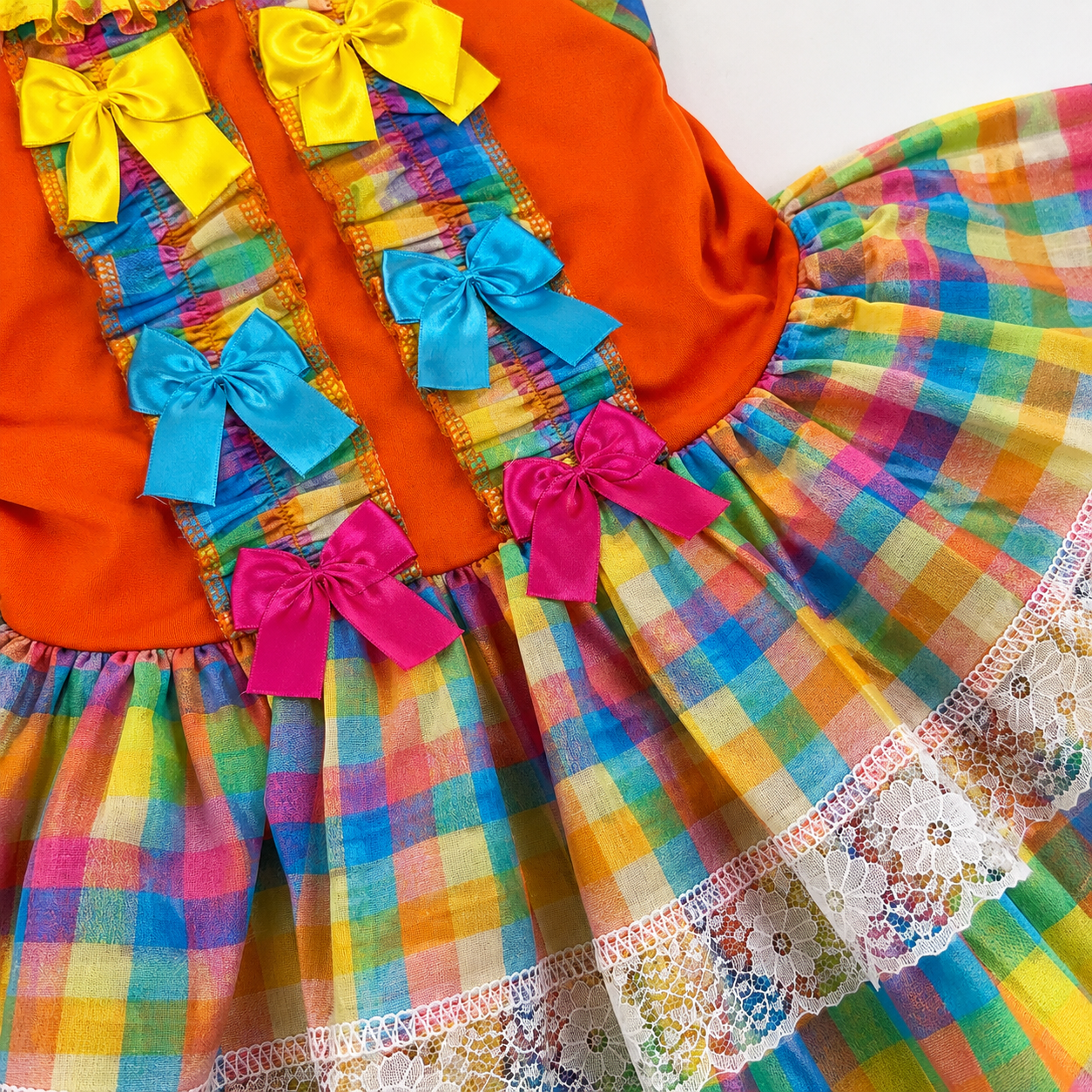 Vestido Infantil Festa Junina Quadrilha Caipira Menina