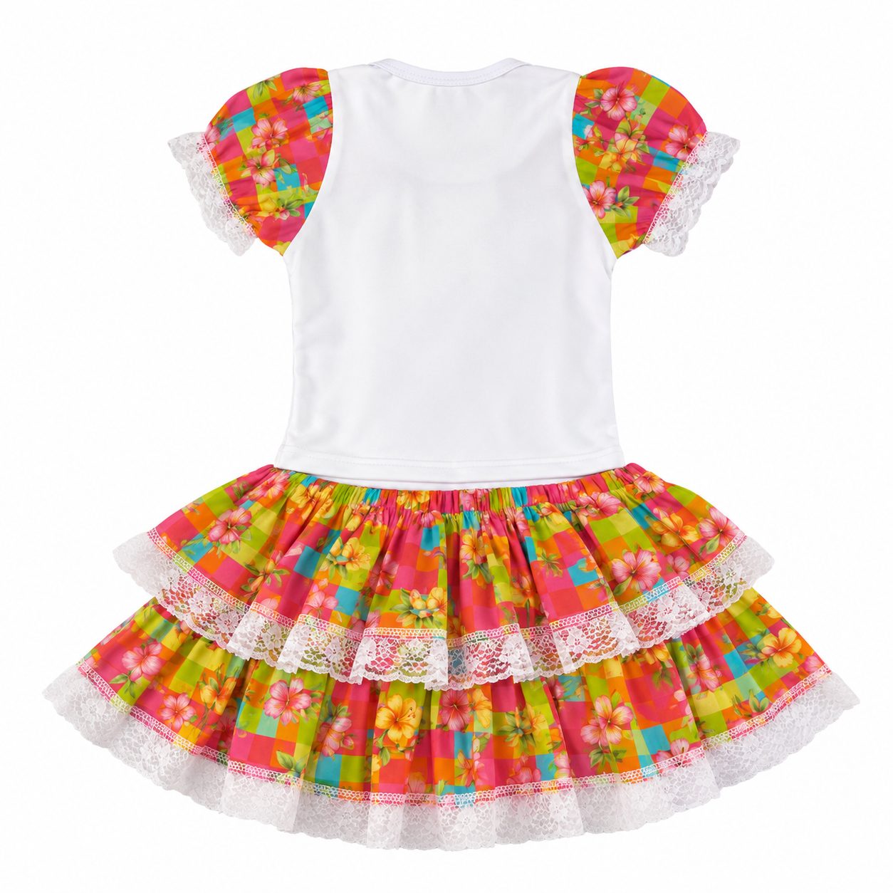 Vestido Infantil Festa Junina Quadrilha Caipira Menina