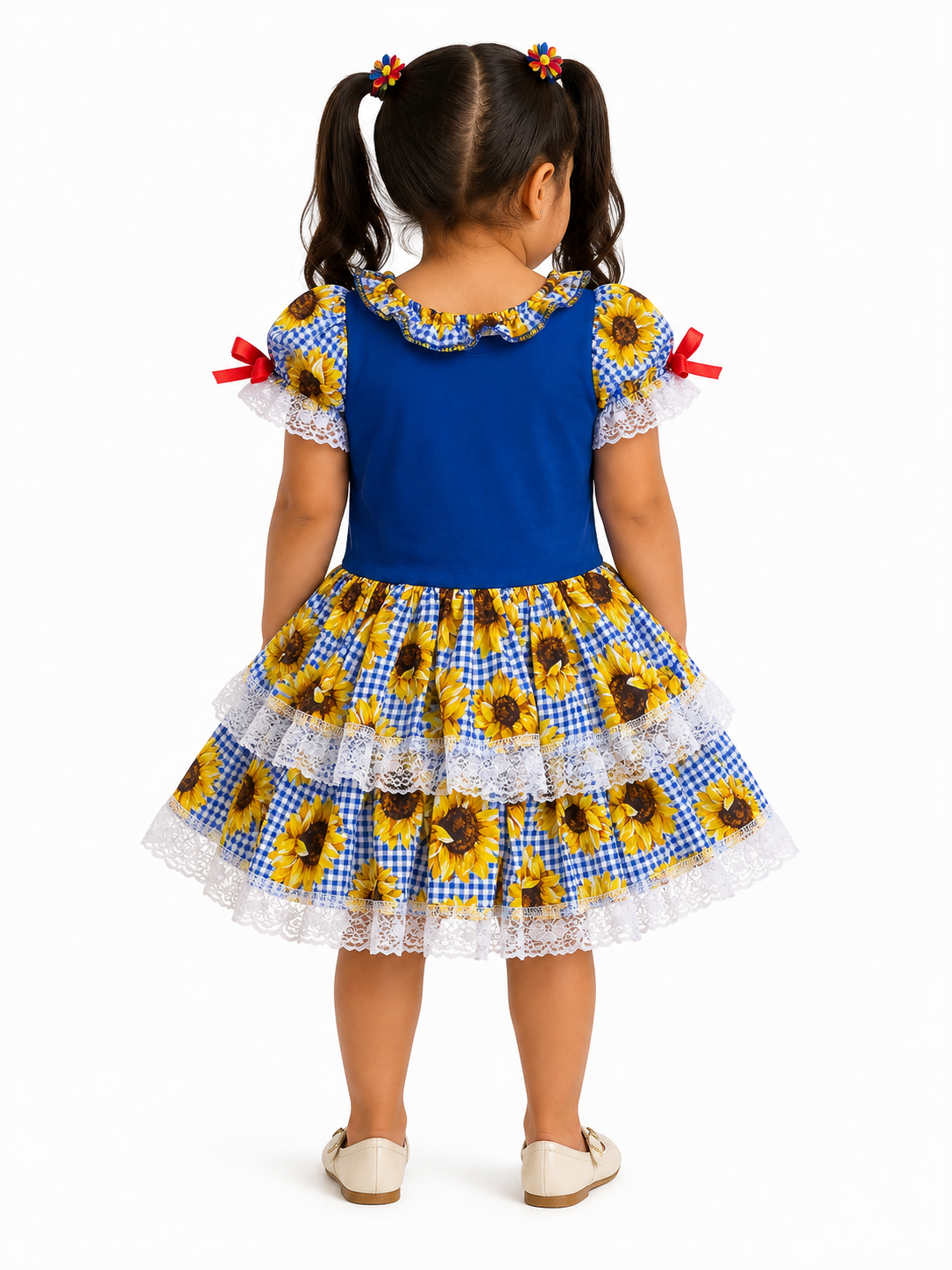 Vestido Infantil Festa Junina Quadrilha Caipira Menina