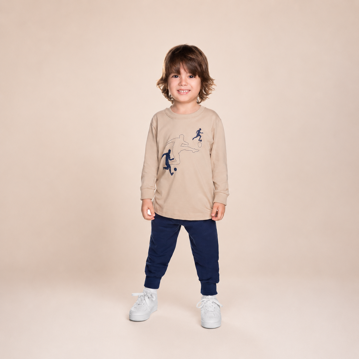 Conjunto Infantil Menina Have Fun Player N1 Camiseta e Bermuda