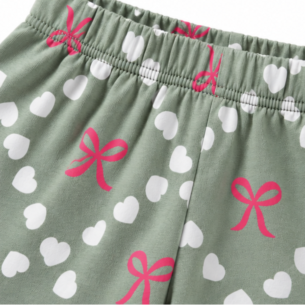 Conjunto Infantil Feminino Kyly Lacinho com Strass Blusa e Short