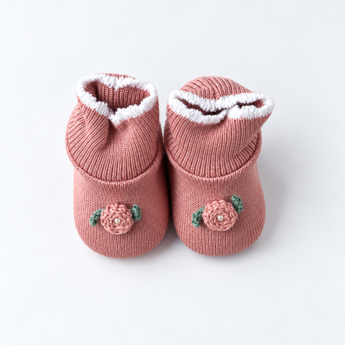 Kit Vestidinho Sanches Baby em Tricot 5 Peças
