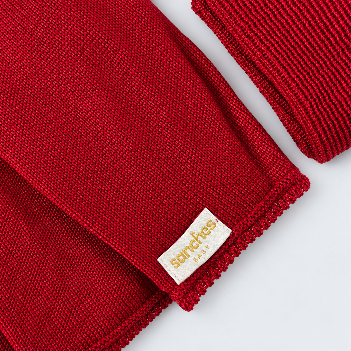 Kit Vestidinho Sanches Baby em Tricot 5 Peças