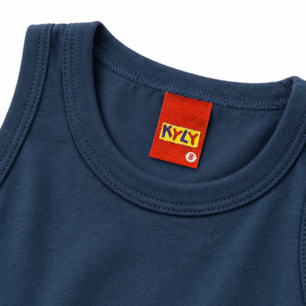 Regata Infantil Masculina Kyly Surf Vibes Algodão