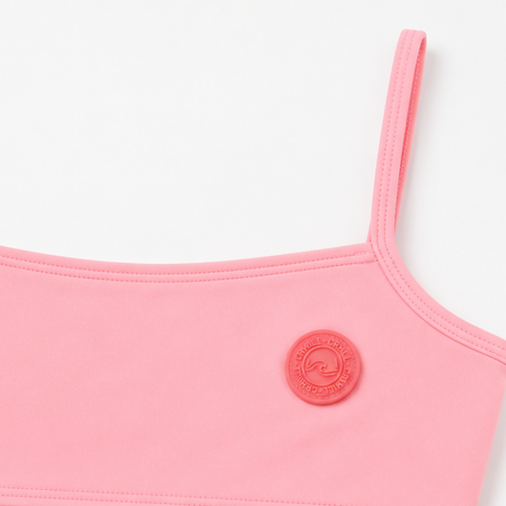 Conjunto Biquíni Infantil Feminino Kamylus Tchibum Liso UV50+