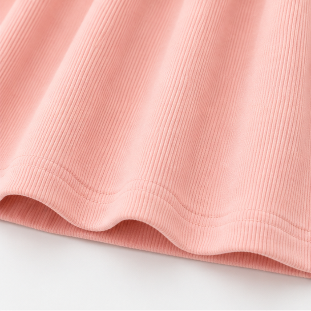 Vestido Infantil Feminino Kamylus Lina e Lou Malha Piqué Trabalhada