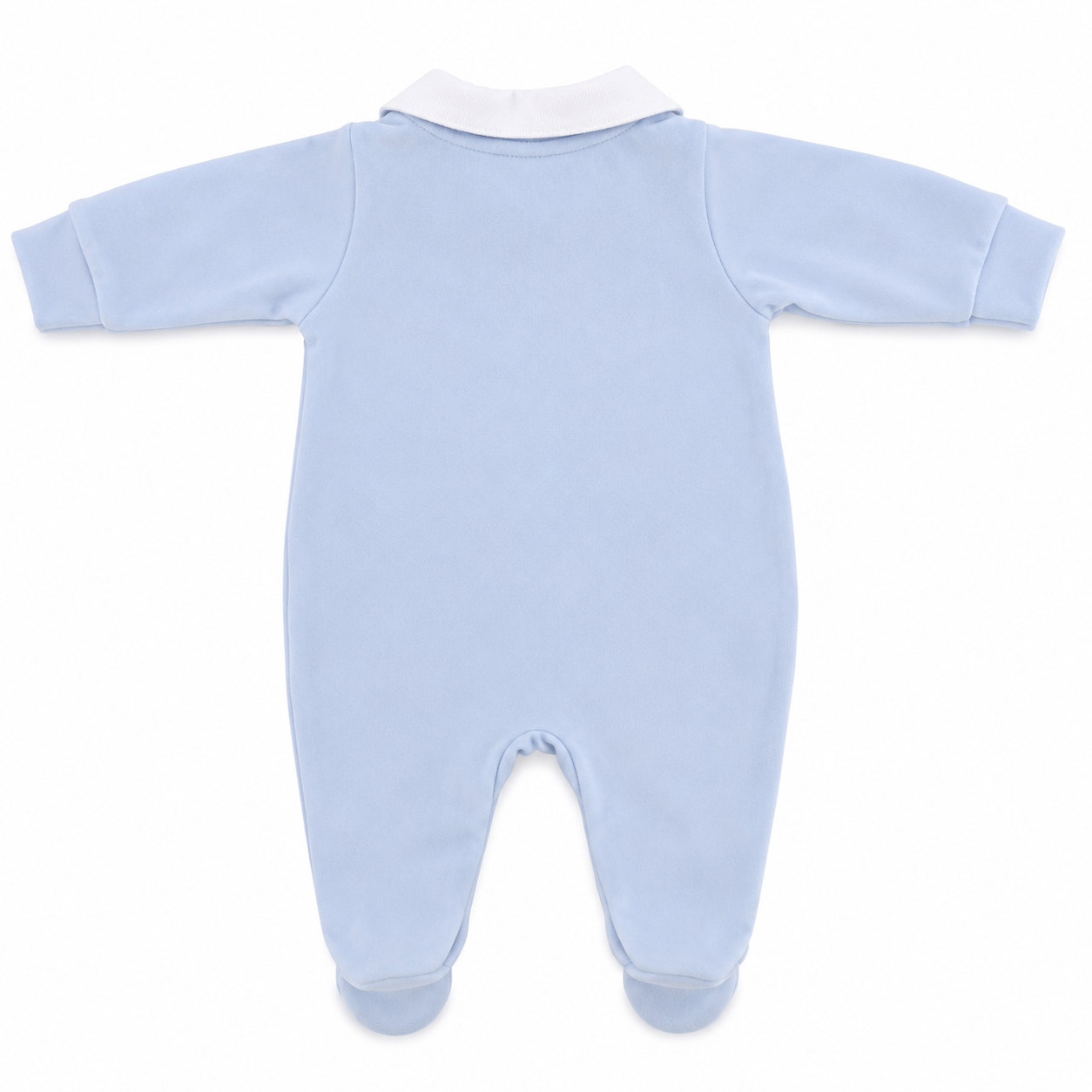 Macacão Infantil Masculino Longo Suedine Urso Pipa Curioso