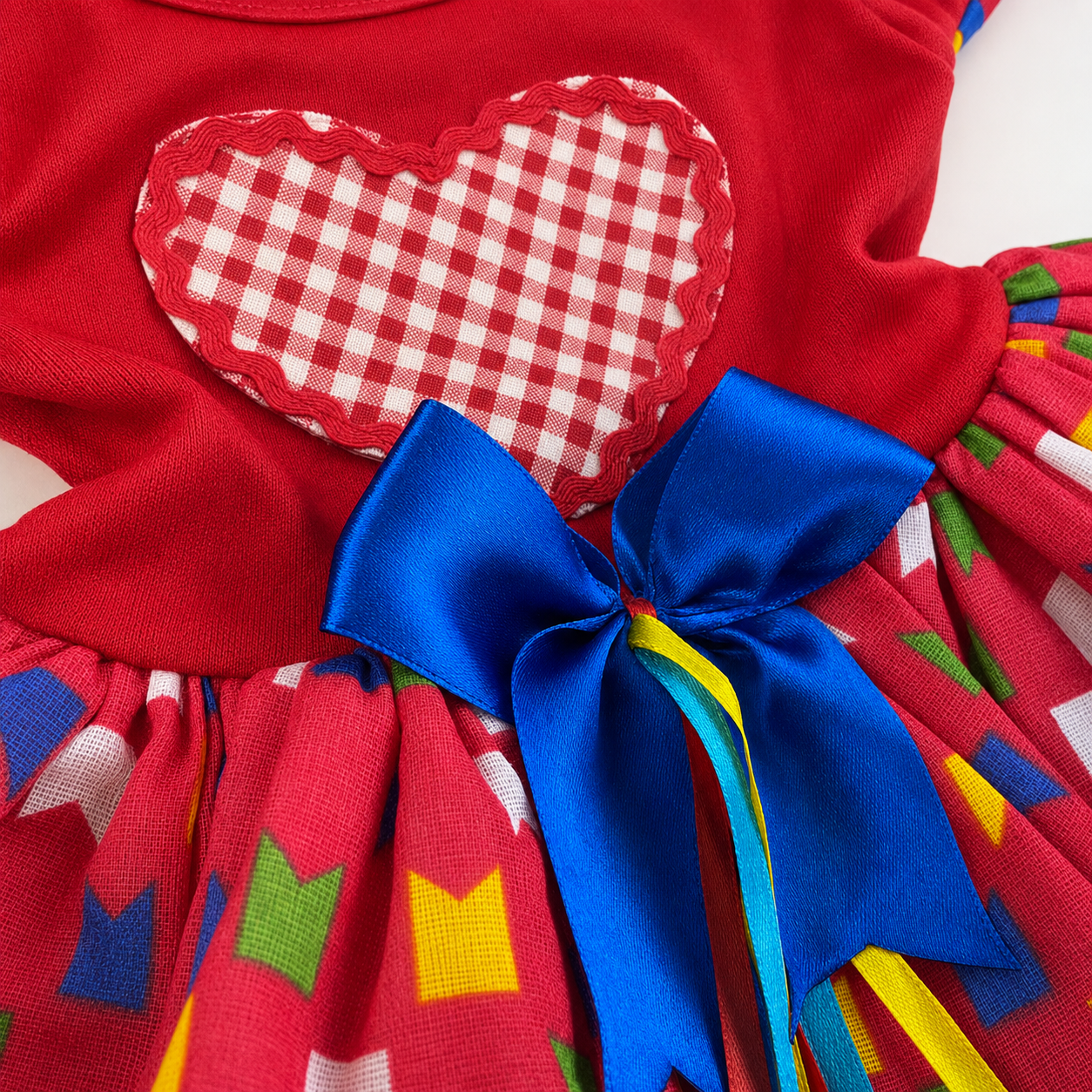 Vestido Caipira Xadrez para Festa Junina