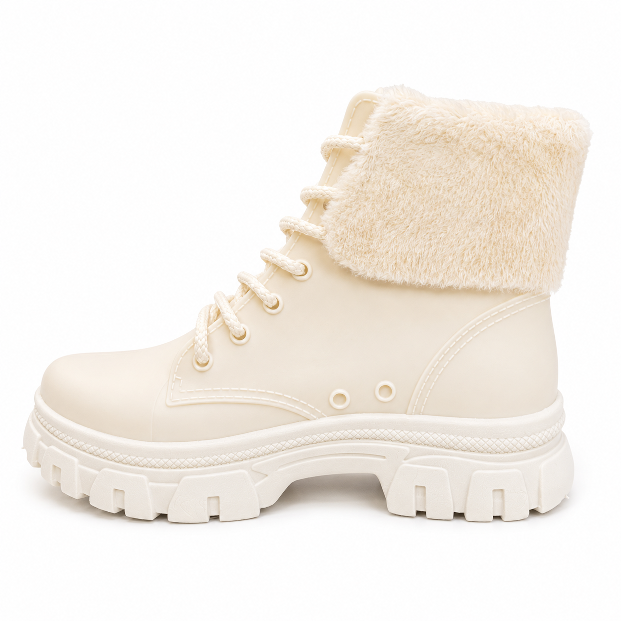 Bota Coturno Infantil Feminina LueLua Combat Peluciada