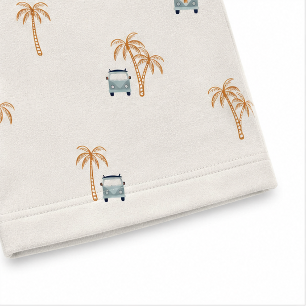 Conjunto Infantil Masculino Milon Kombis The Beach Camiseta e Bermuda