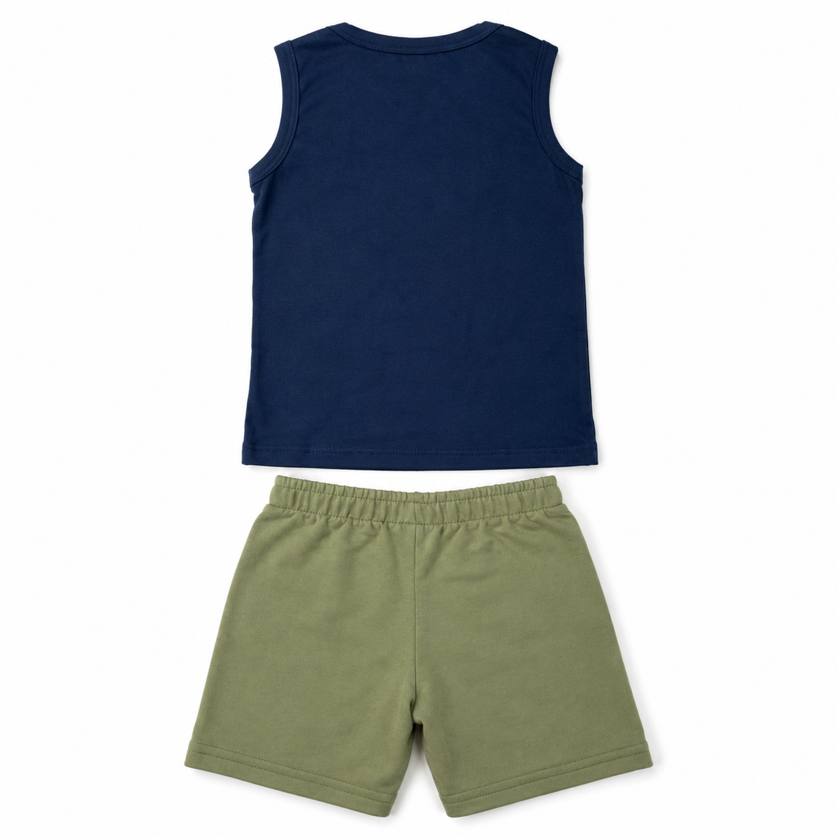 Conjunto Infantil Masculino Kyly Jacaré no Patinete Regata e Bermuda