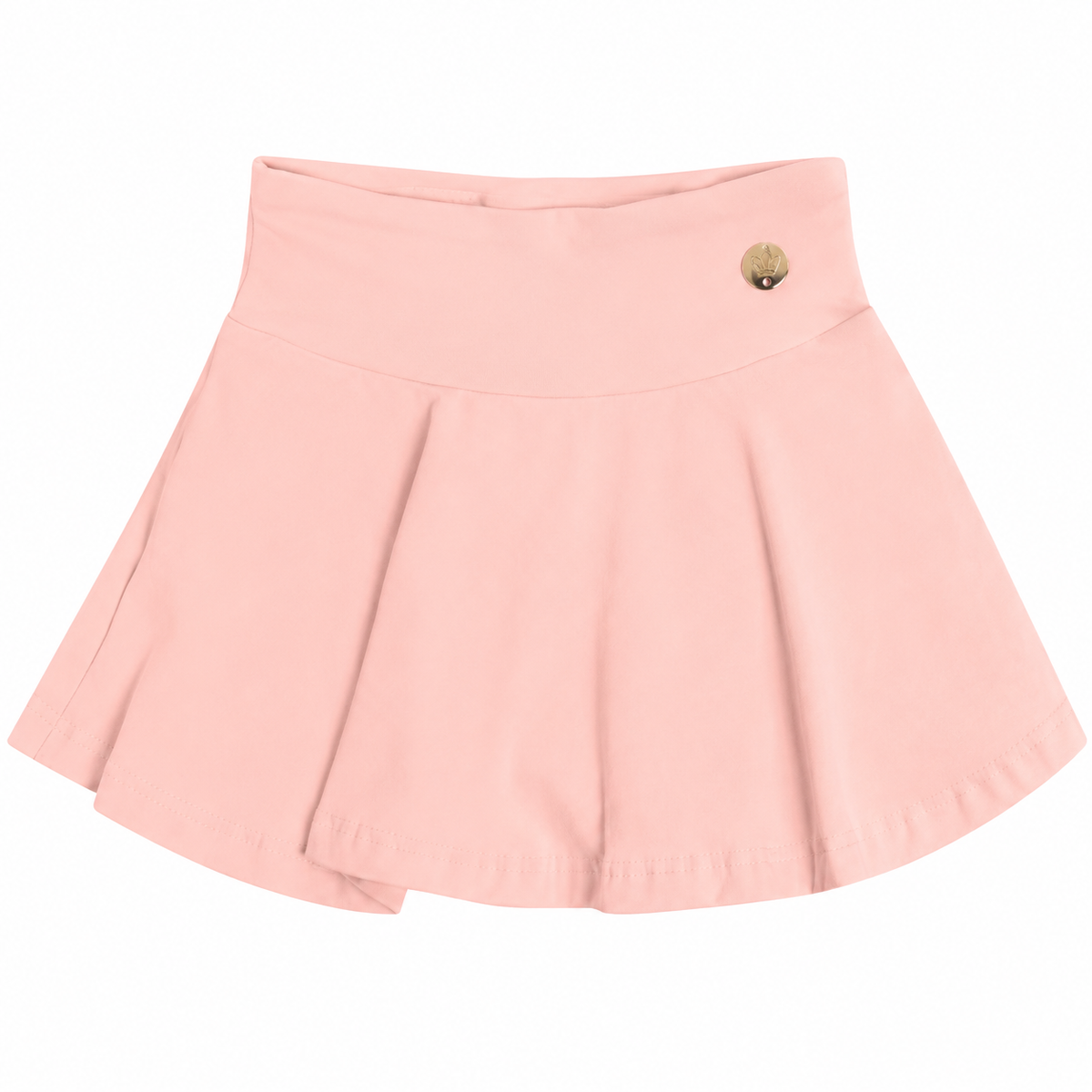 Conjunto Infantil Feminino Have Fun Always Shining Camiseta e Short Saia