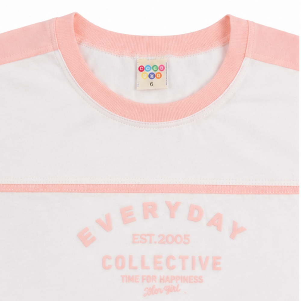 Conjunto Infantil Feminino Have Fun Every Day Meia Malha e Moletom