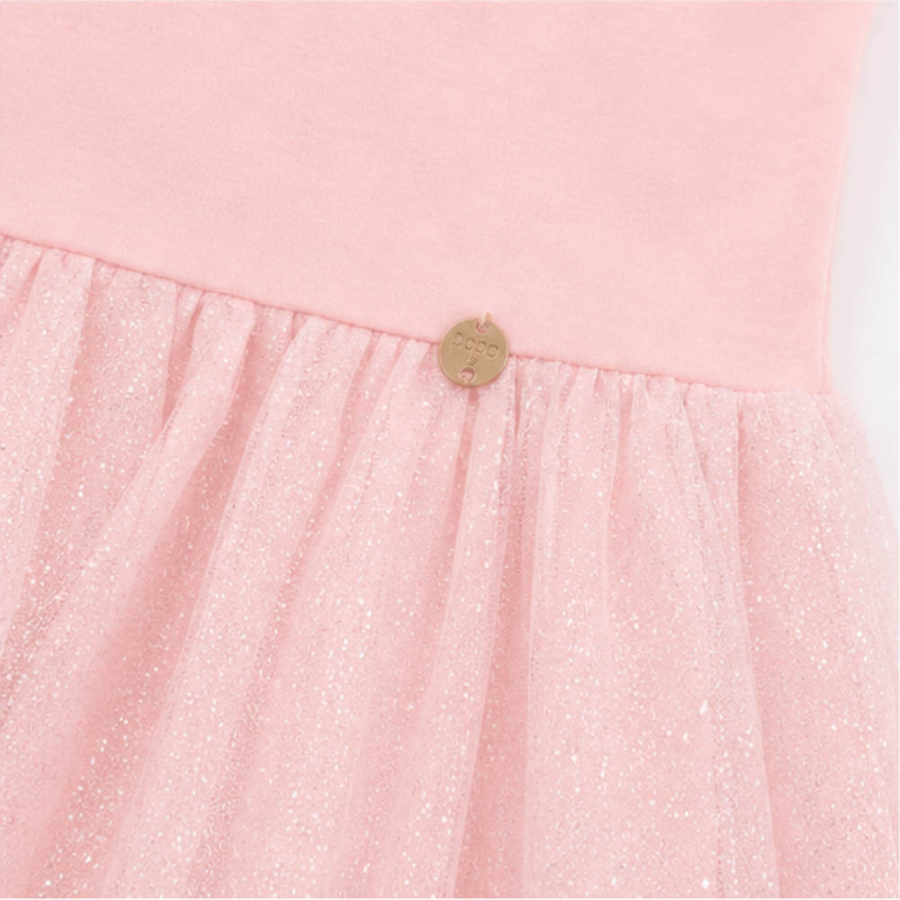 Vestido Infantil Feminino Have Fun Butterfly Cotton e Tule Brilho
