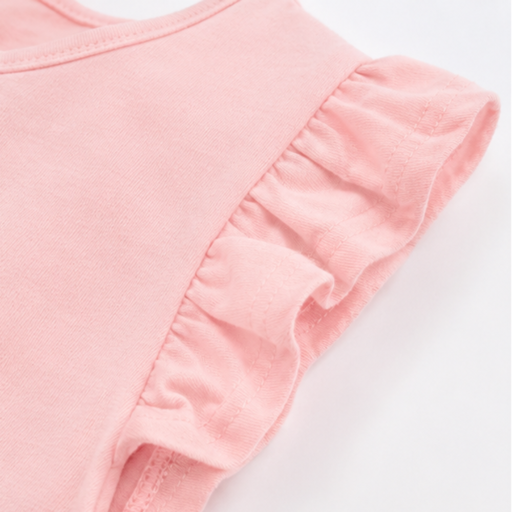 Vestido Infantil Feminino Have Fun Butterfly Cotton e Tule Brilho
