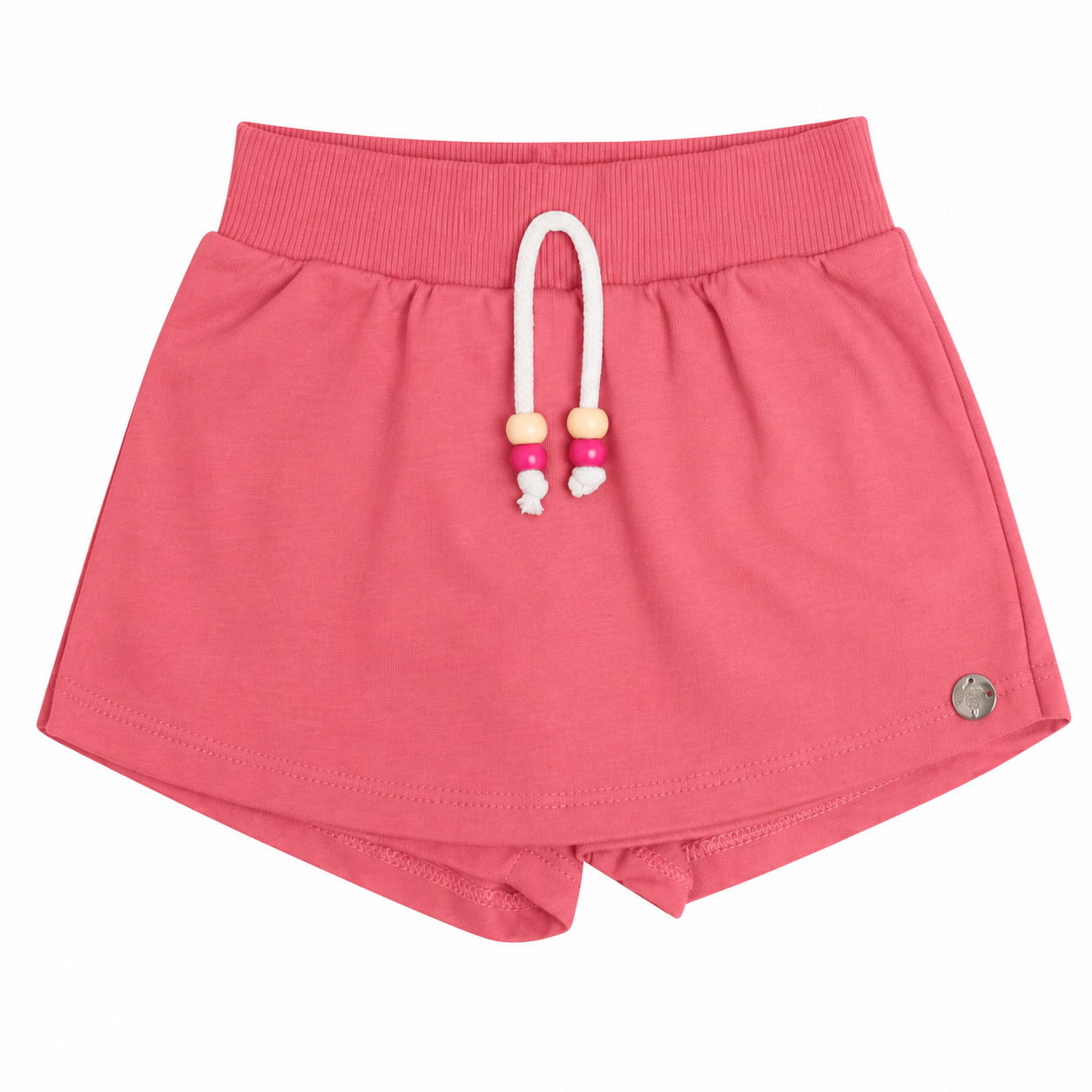 Conjunto Infantil Feminino Have Fun Tulipas Meia Malha e Moletim