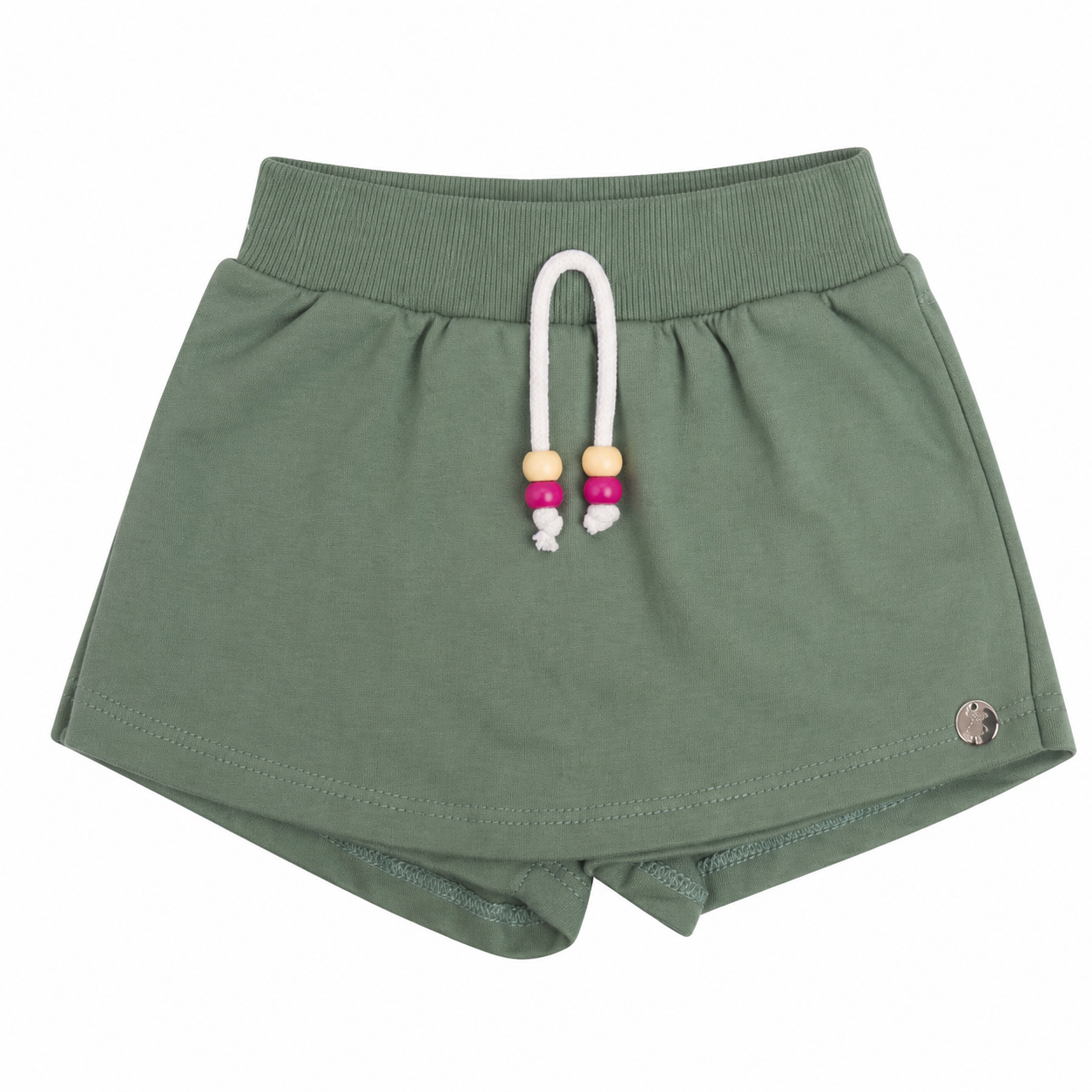 Conjunto Infantil Feminino Have Fun Tulipas Meia Malha e Moletim