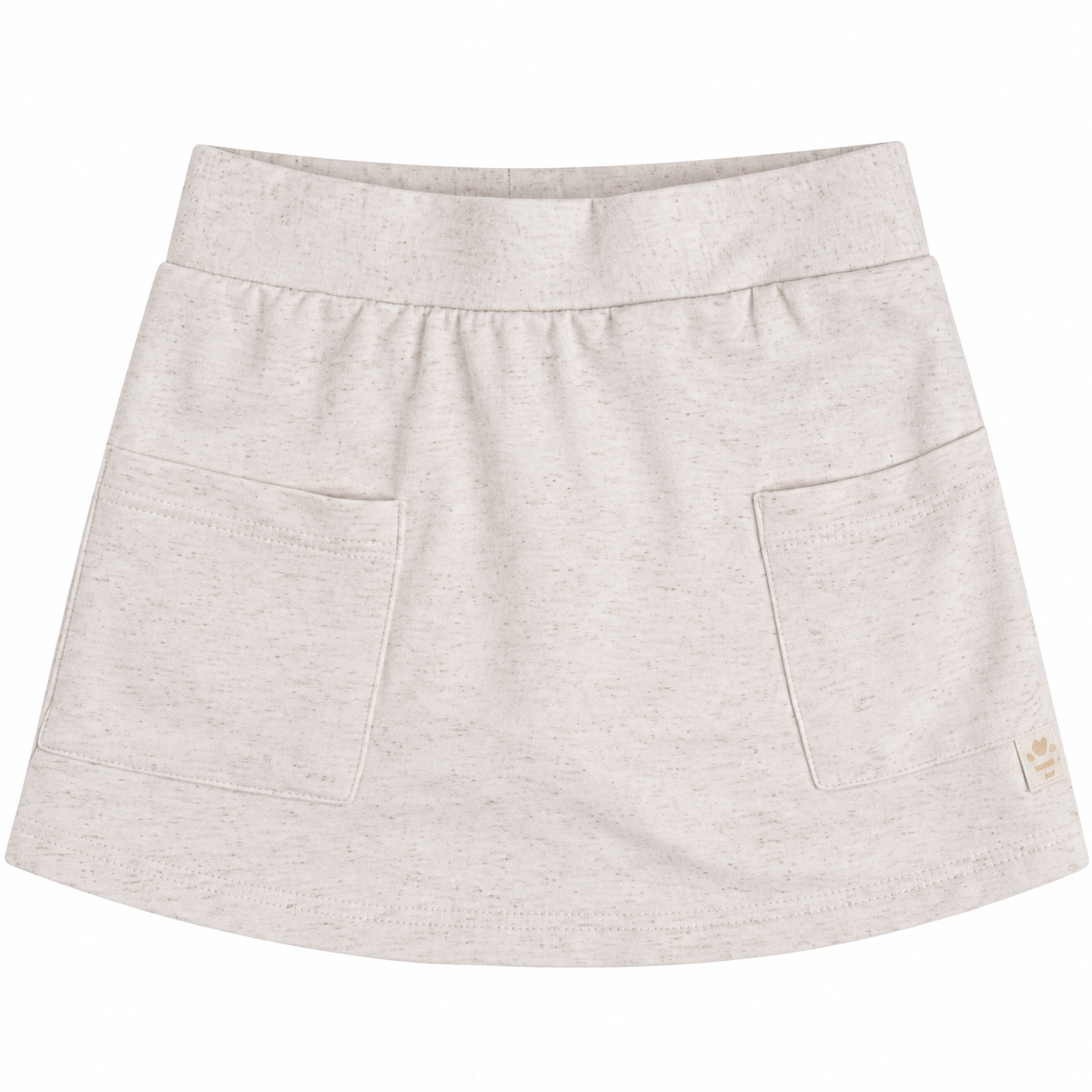 Conjunto Infantil Feminino Have Fun Cool Times Cotton e Short Saia em Malha Linho