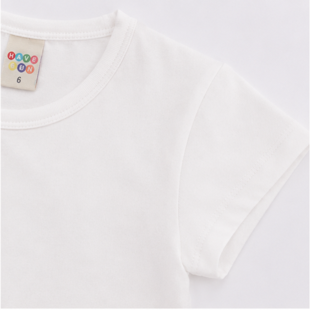 Conjunto Infantil Feminino Have Fun Happy Days Meia Malha e Linhão Eco