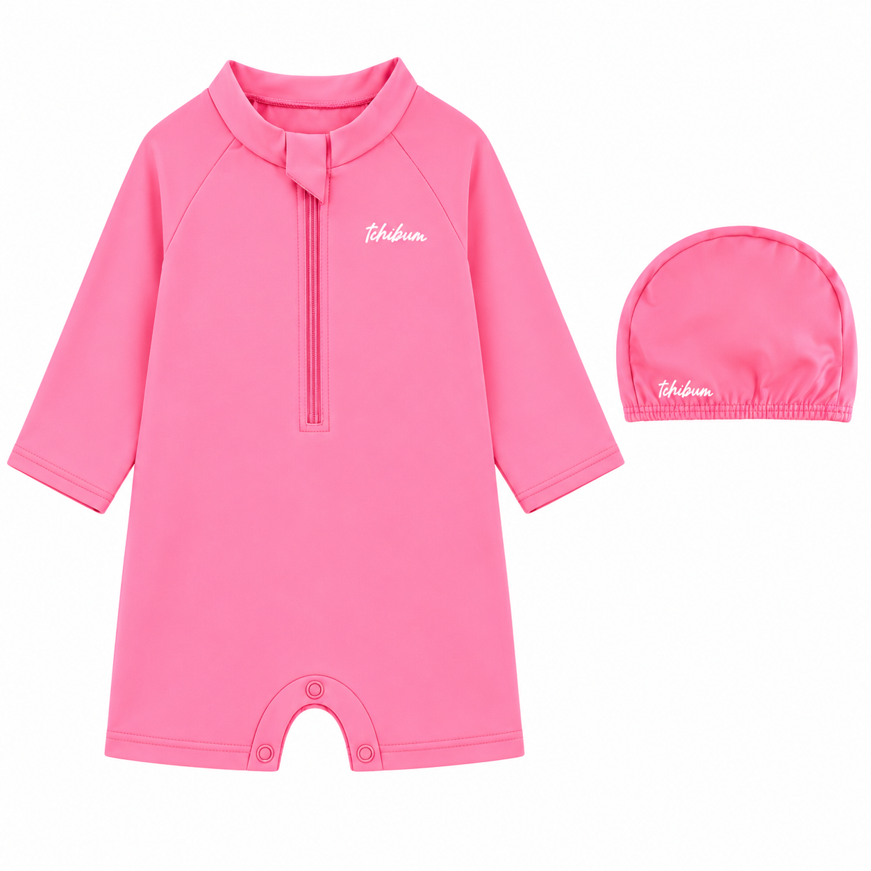 Conjunto Unissex Kamylus Tchibum Macaquinho e Touca UV50+ Dry Fit