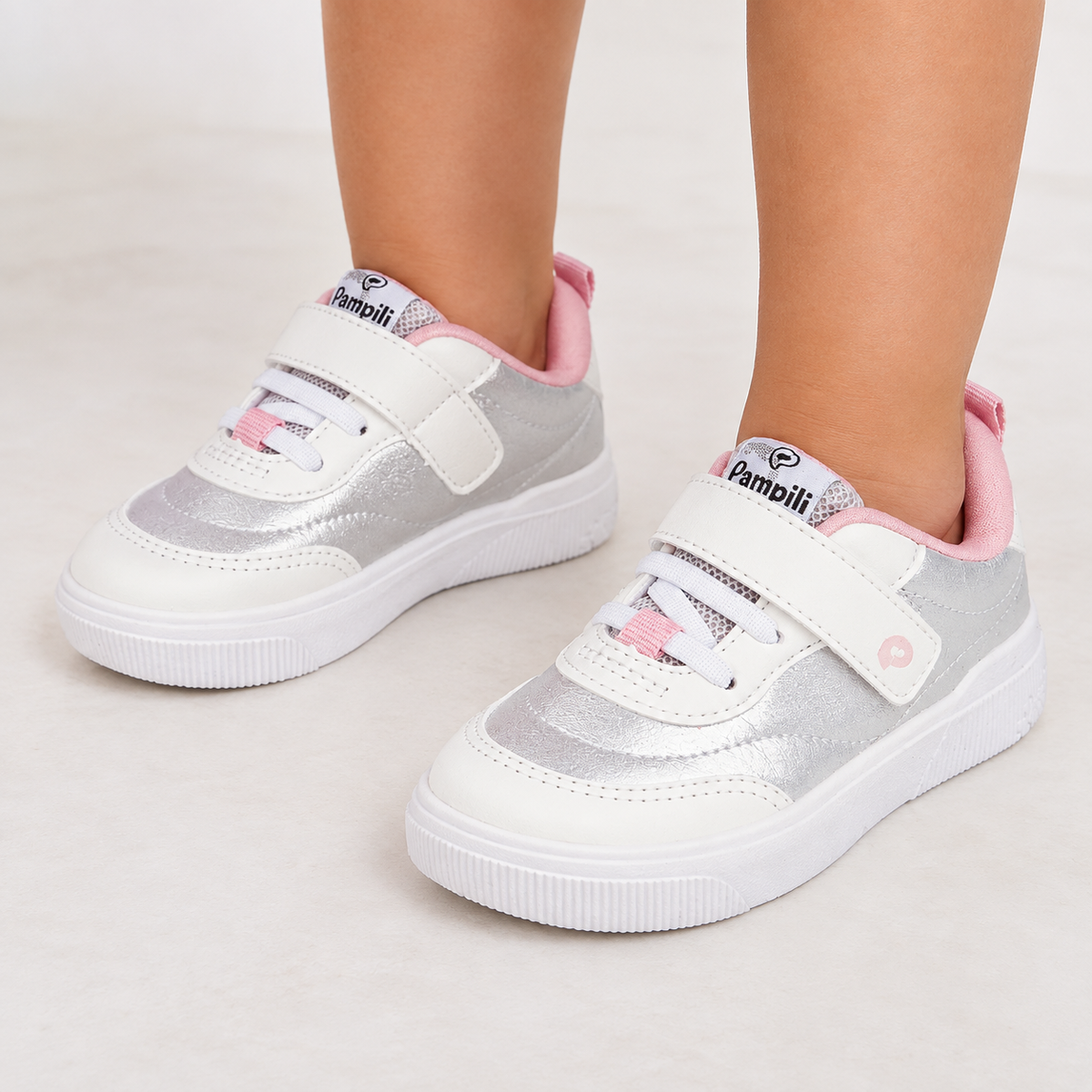 Tênis Infantil Feminino Pampili Yumi Metalizado