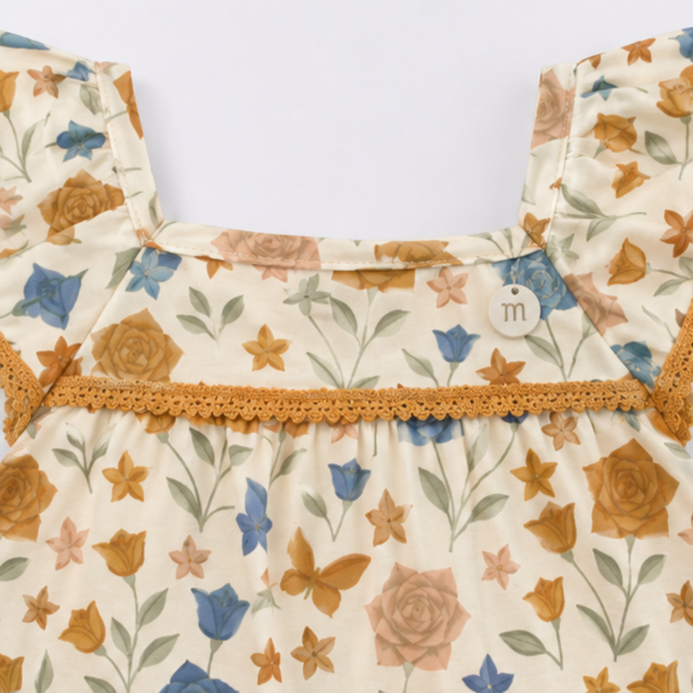 Conjunto Feminino Infantil Milon Borboletas Floral