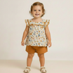 Conjunto Feminino Infantil Milon Borboletas Floral