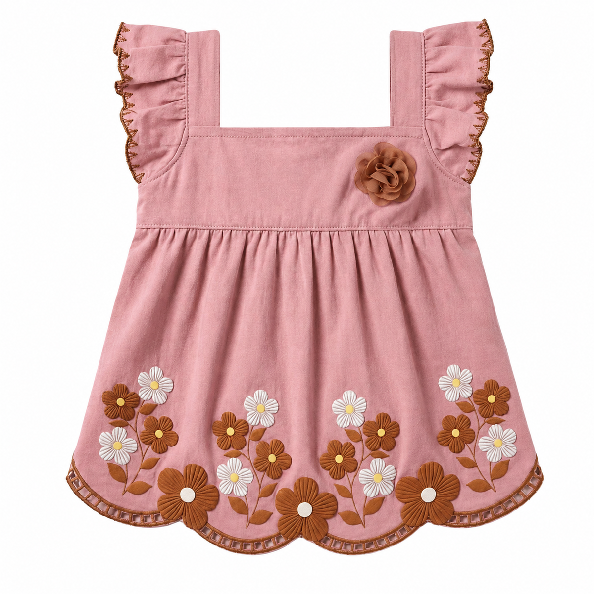 Conjunto Infantil Feminino Kyly Blusa Floral e Short