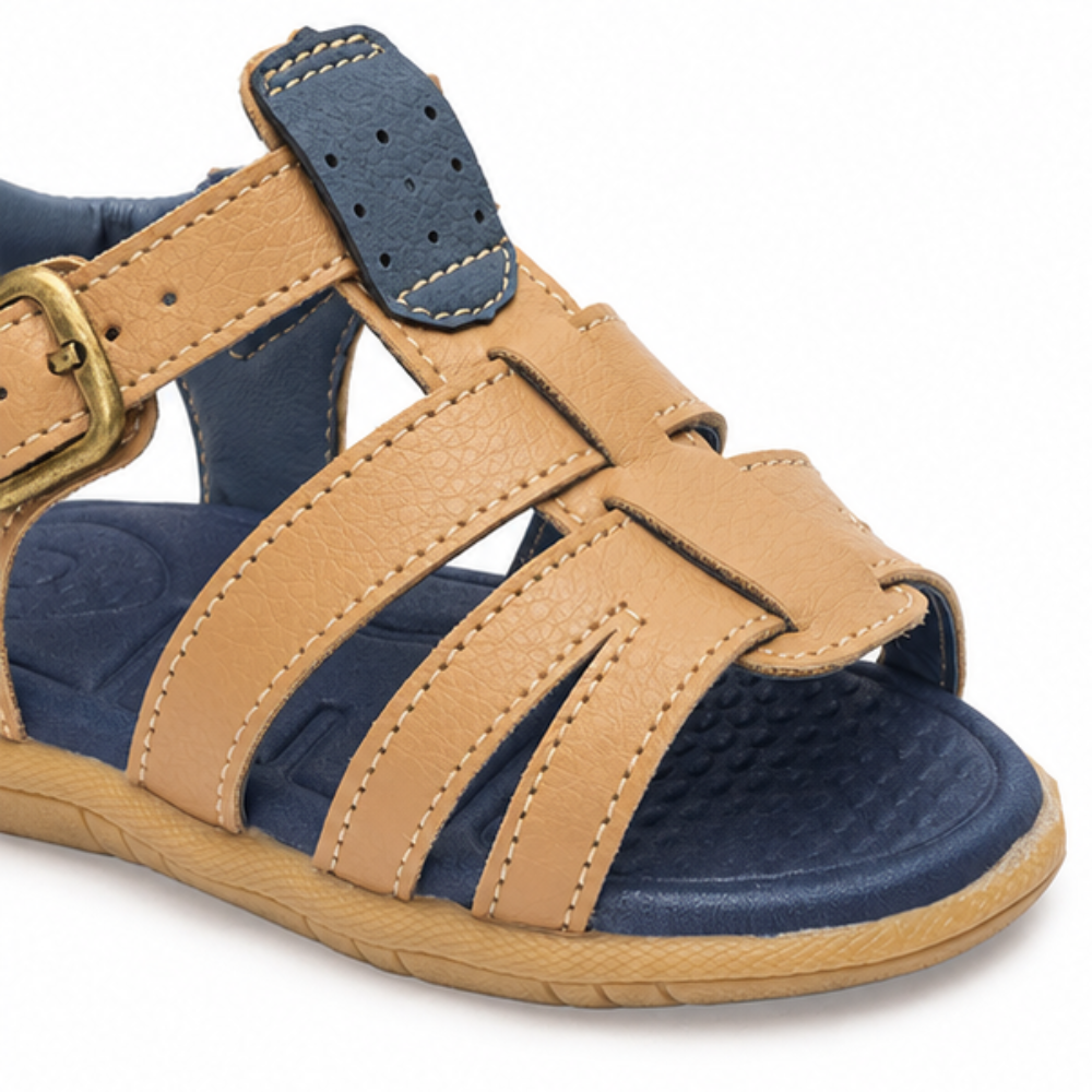 Sandália Infantil Pimpolho Casual Bicolor Fases 2 e 3