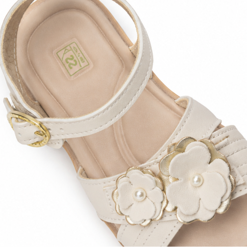 Sandália Infantil Feminina Pimpolho Flora Anatômica Fases 2 e 3
