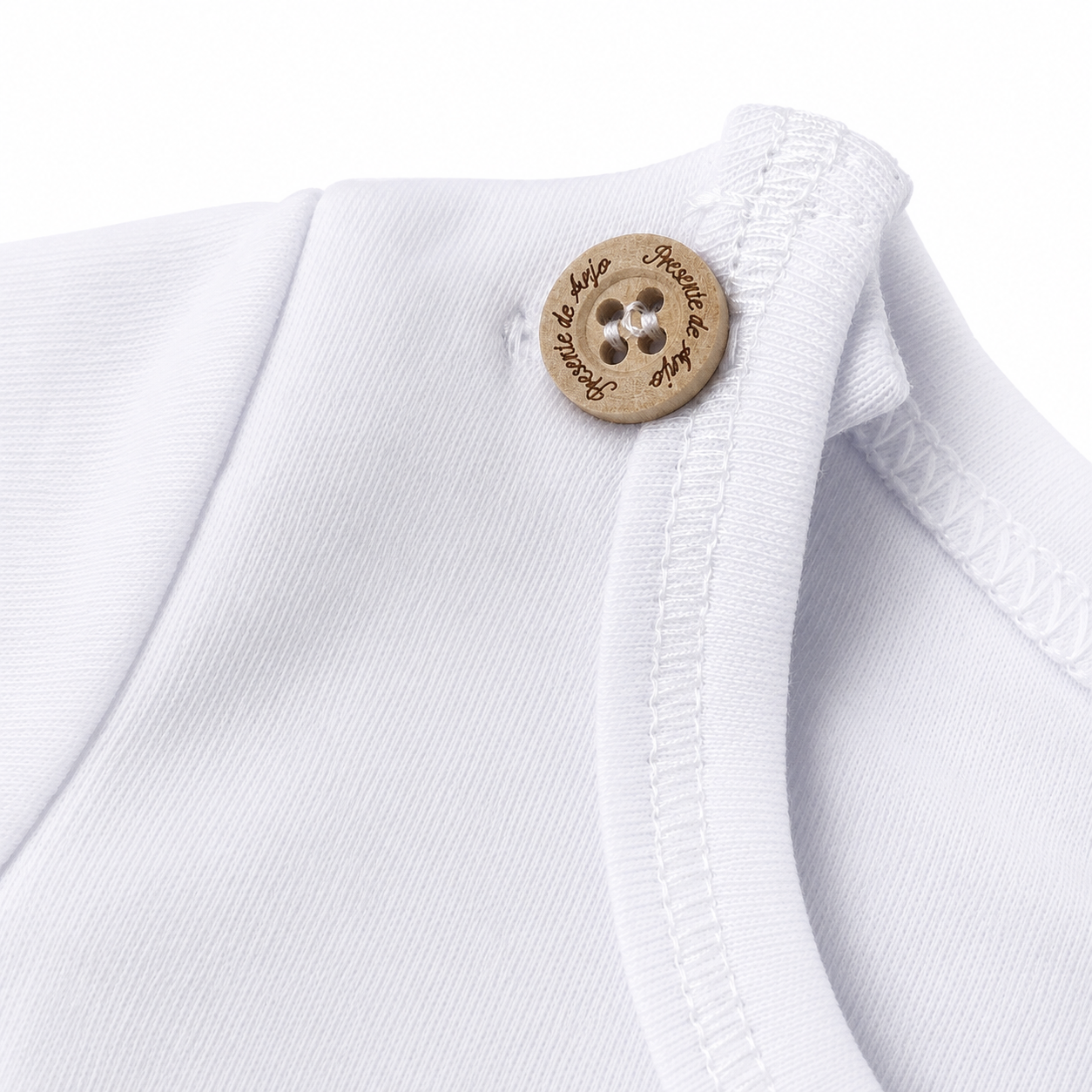 Conjunto Jardineira Masculina Presente de Anjo Tricô com Body